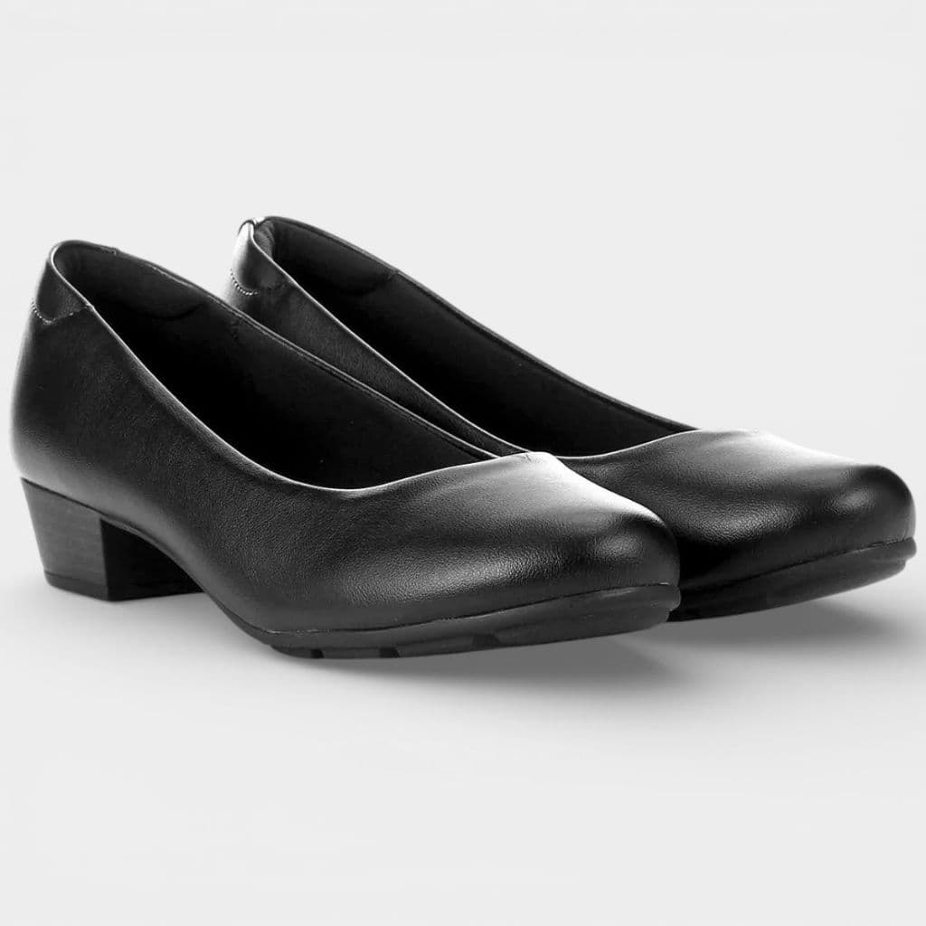 Sapato Feminino Modare Ultra Conforto Napa Salto Baixo - Preto