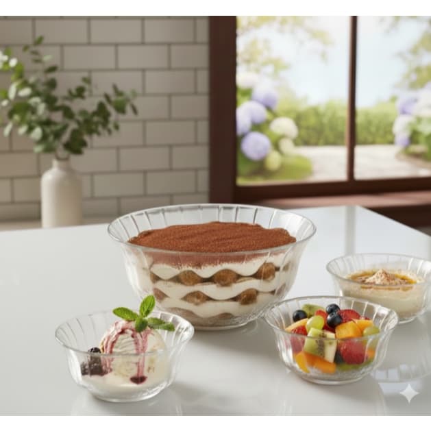 Conjunto De Bowls De Vidro Konia 7 Peças