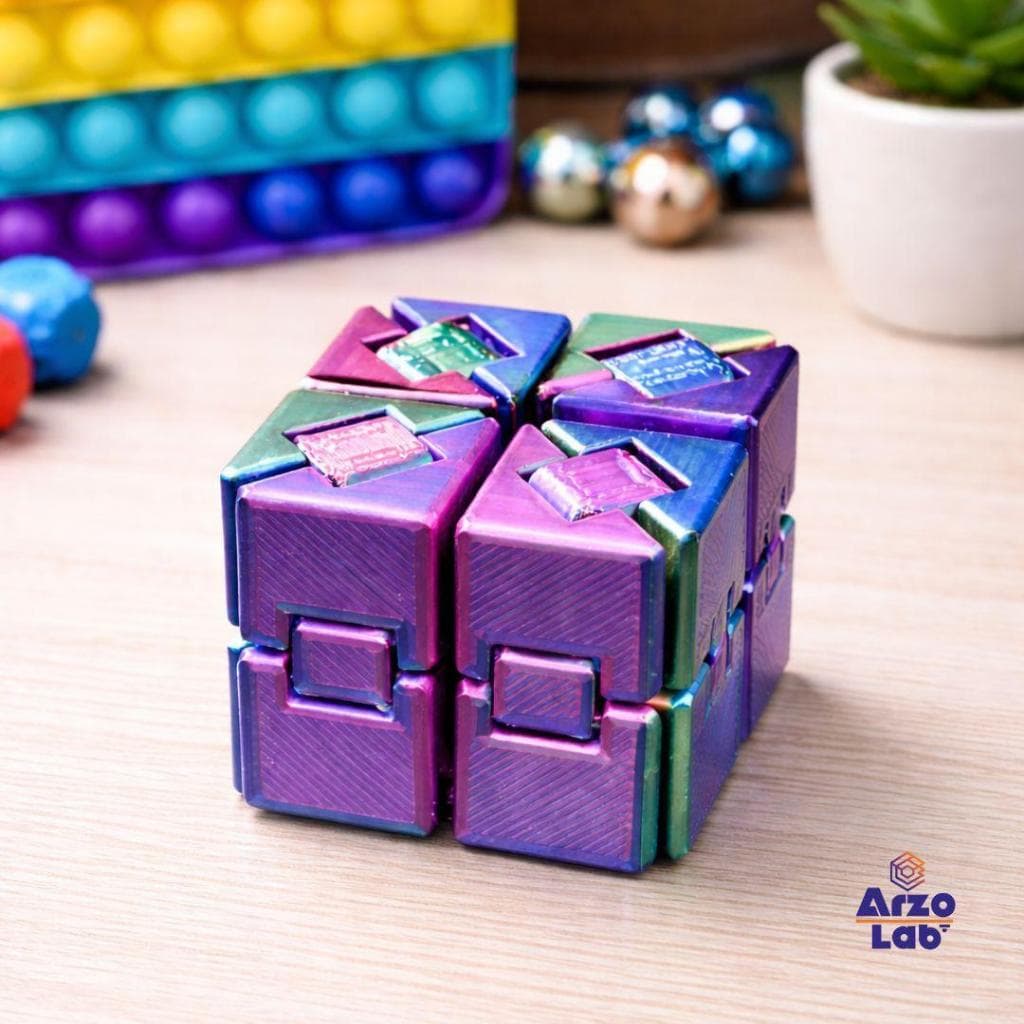 Cubo Infinito Sensorial Fidget Toy Antiestresse Brinquedo Relaxante