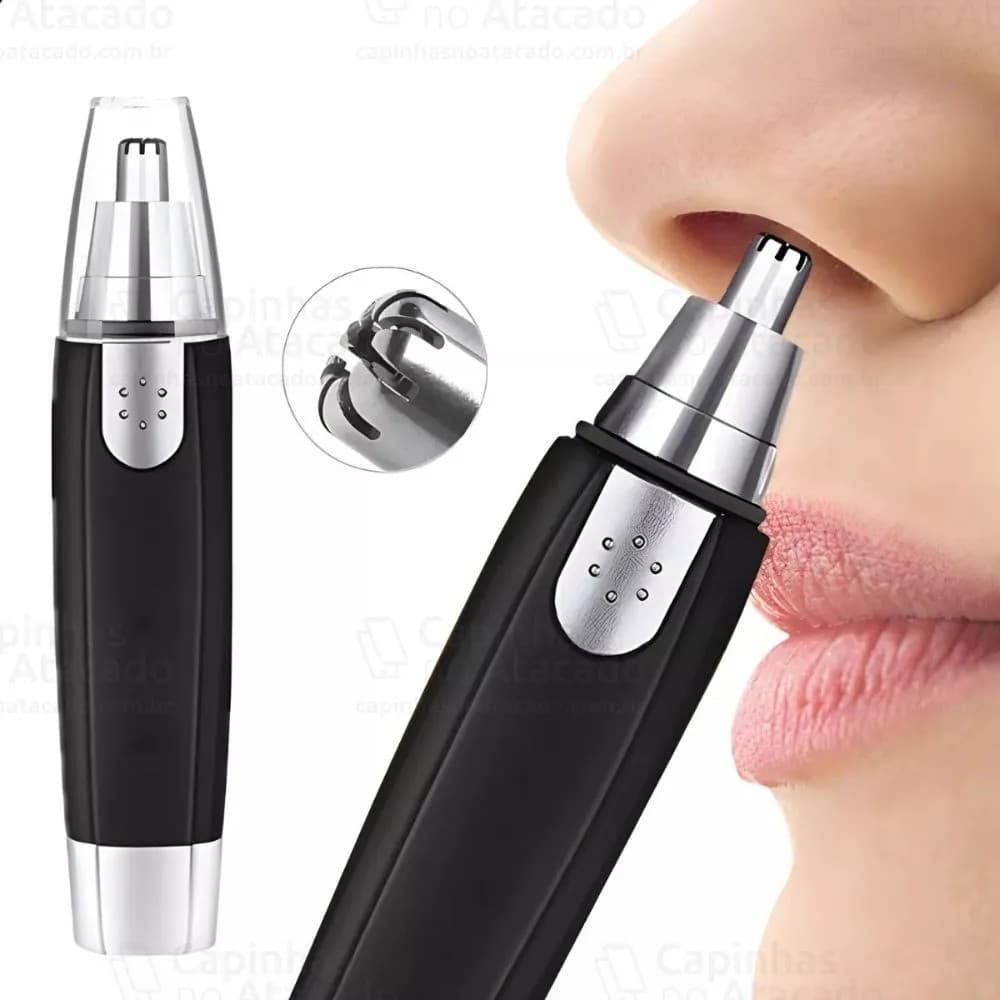 Máquina de Cortar Pelos Cortador Aparador de Cabelos do Nariz e Ouvido