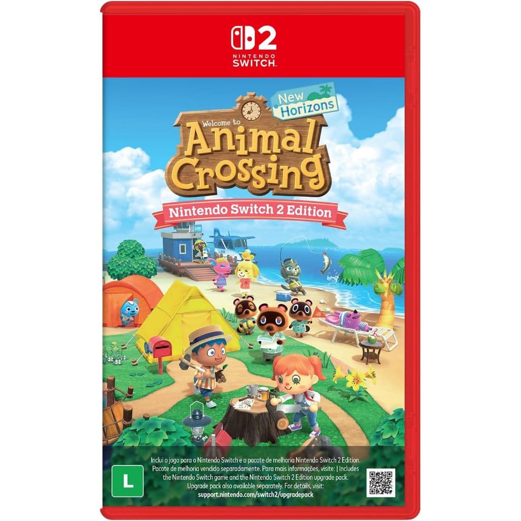 Animal Crossing New Horizons Nintendo Switch 2 Midia Fisica