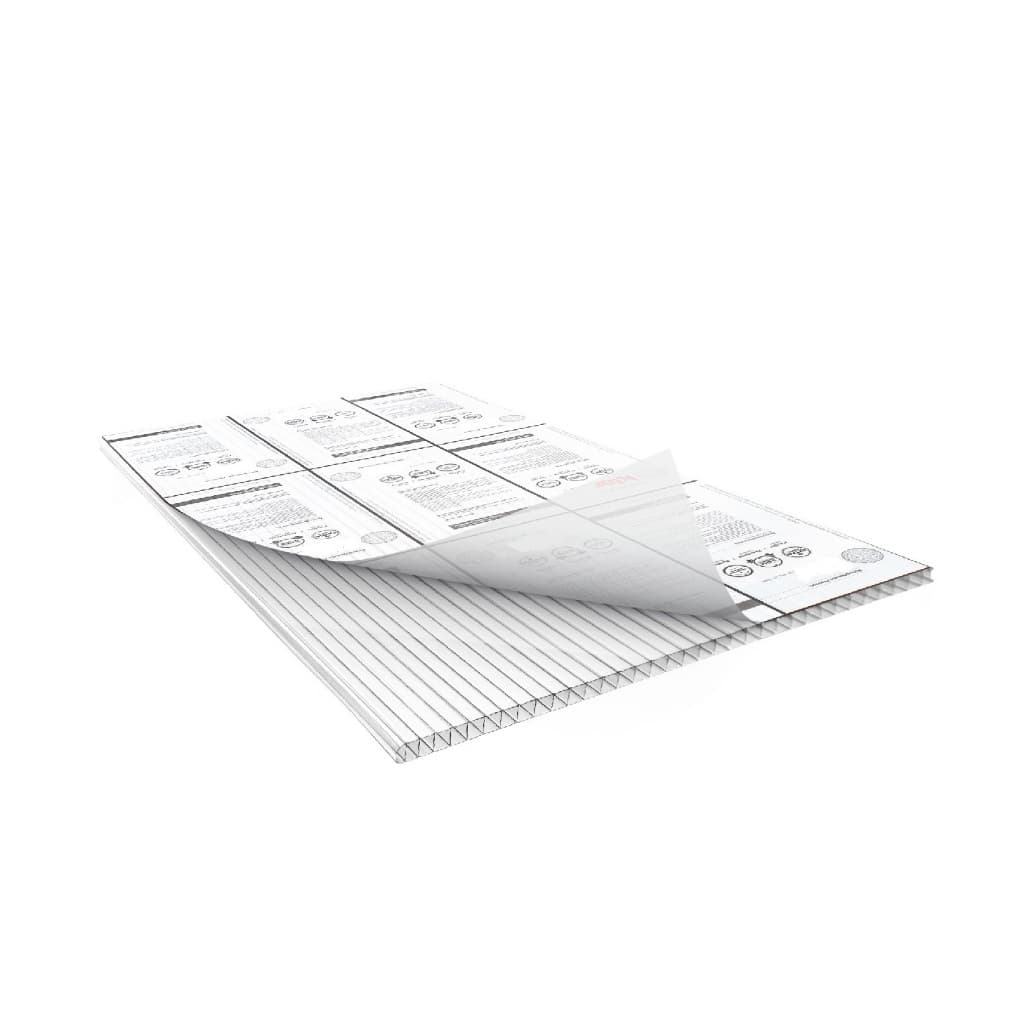 Chapa Placa Policarbonato Alveolar 1,05m X 3m X 4mm - Cores