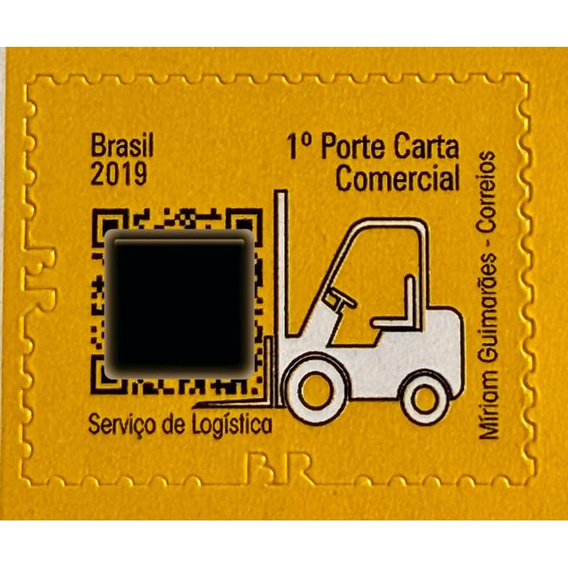 10 selos de primeiro porte Amarelo