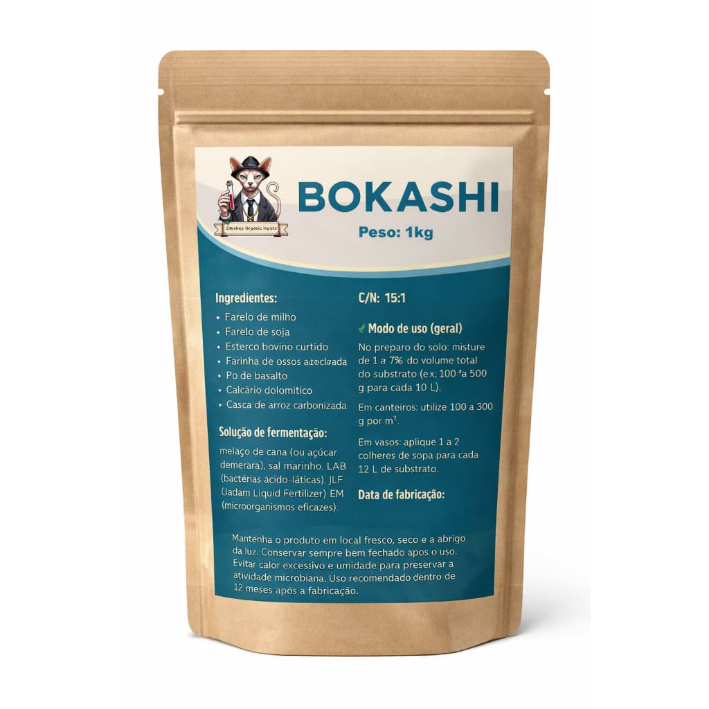 Bokashi para Plantas e Hortas 3kg Adubo Orgânico Completo Floração Fertilizante