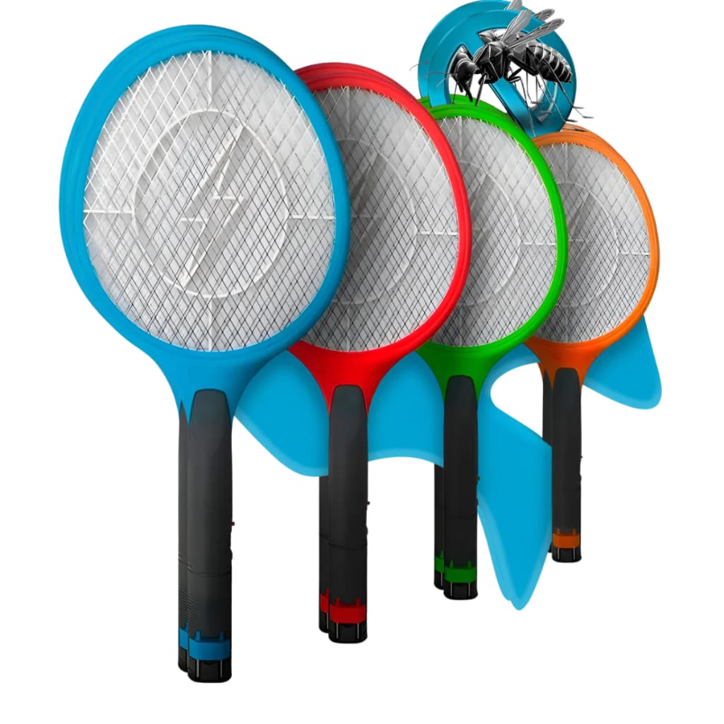 A Raquete Elétrica Que Extermina Mosquitos e Pernilongos EXTERMINA PRO SHOCK 7X