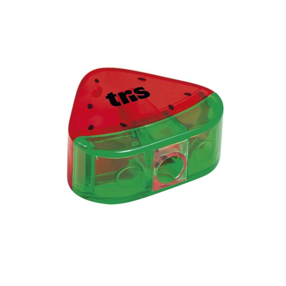 Apontador com Depósito Melancia Tris – Papelaria Fofa e Criativa