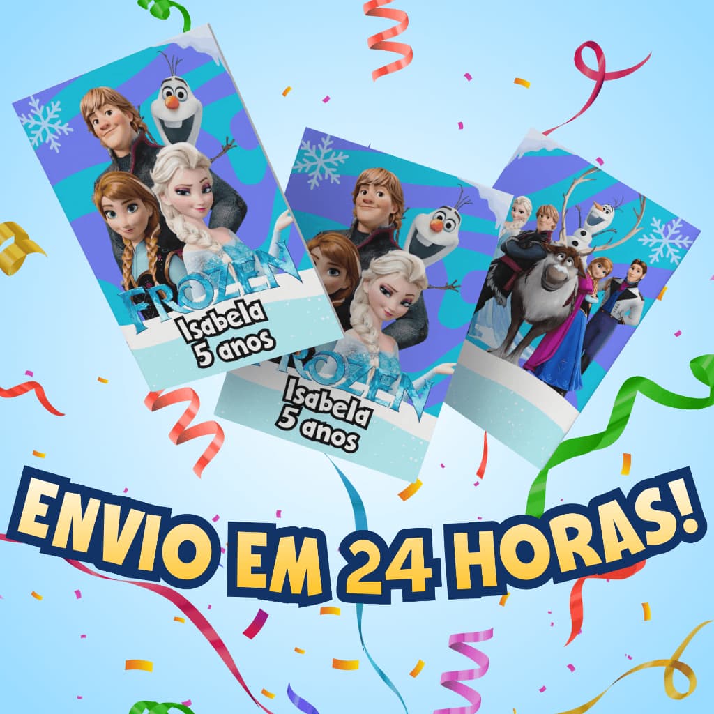 Lembrancinha Livrinho para Colorir Personalizado Frozen - Envio no mesmo dia - Para festa