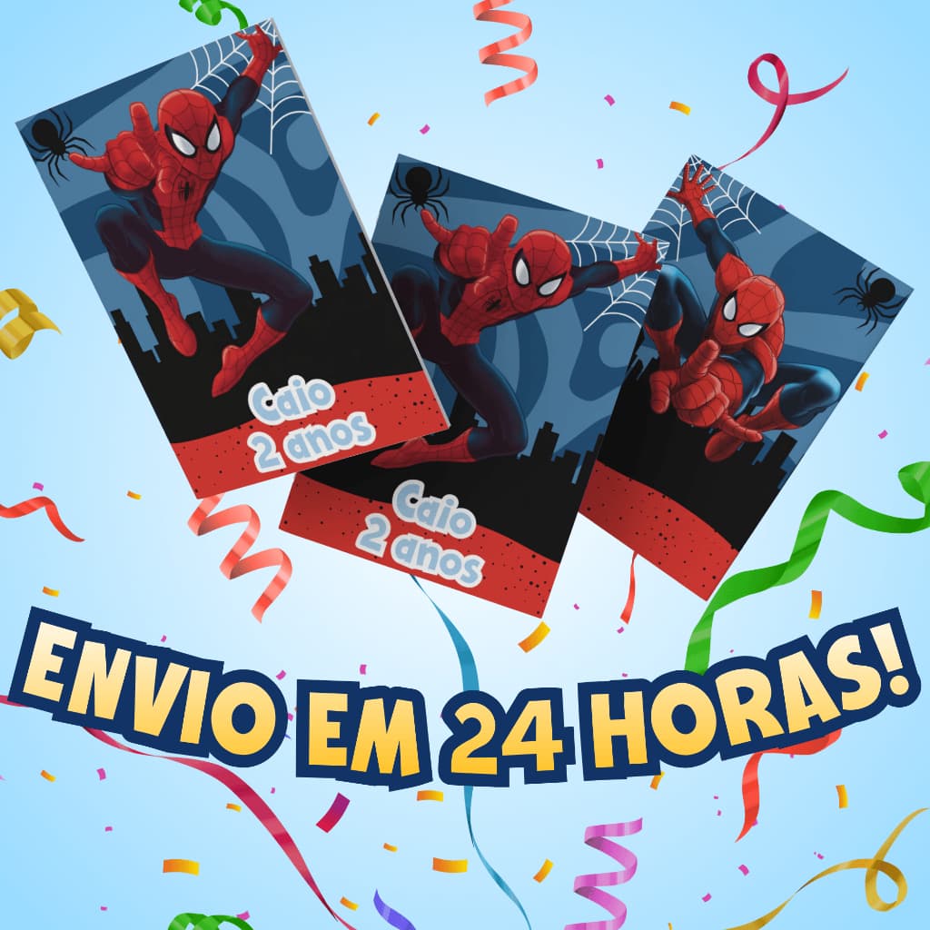 Lembrancinha Livrinho para Colorir Personalizado Homem Aranha - Para festa - Envio no mesmo dia
