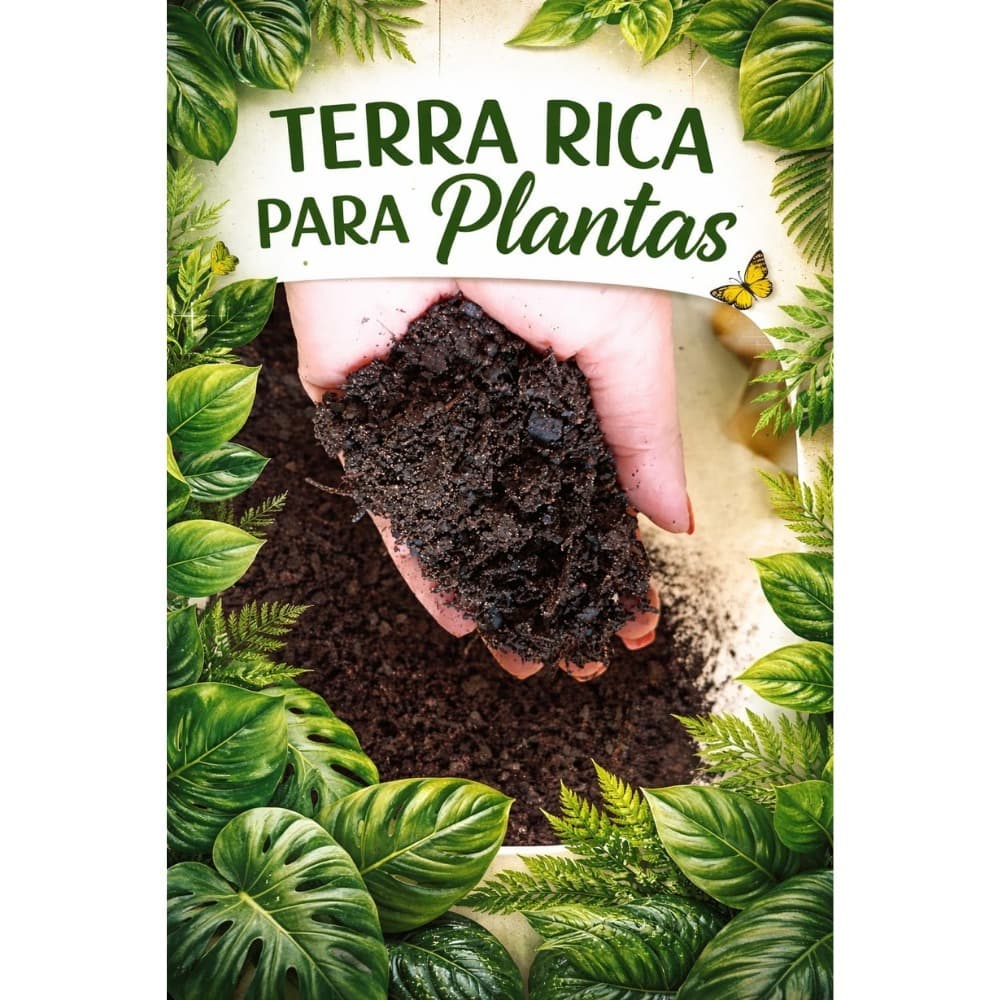 Substrato para Plantas Ideal para Zamioculca, Samambaia e Plantas de Interior | Leve e Retém Umidade