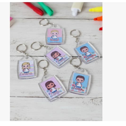 Chaveiro Personalizado – Volta às Aulas Kit 10 unidades