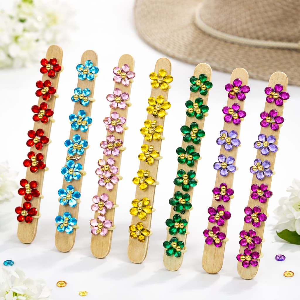 25 Mini Ponto De Luz Flor de Chaton Penteado Pet Banho e Tosa Enfeite Para Cachorro Pet Shop Acessorios Pet Femea Laços