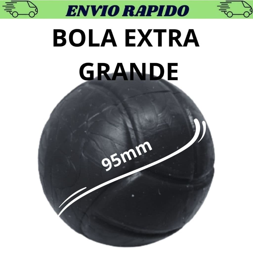 Bolinha Pet Extra Grande Borracha Maciça Pets Portes Grandes 95mm