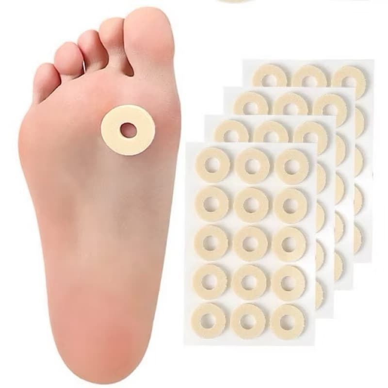 Kit 30 Protetor Adesivo para Calos e Joanetes – Conforto Anti-Atrito para os Pés (5 a 30 Unidades)