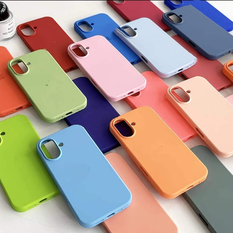 Capinha Case Silicone Aveludada Para iPhone 16/16Pro/16ProMax Premium