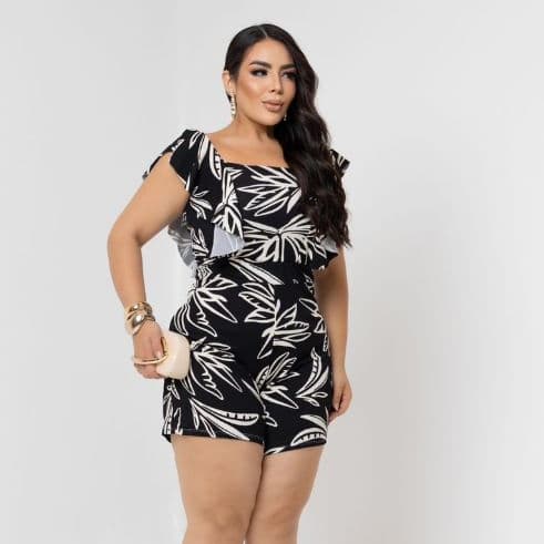 MACACÃO PLUS SIZE GG CURTO