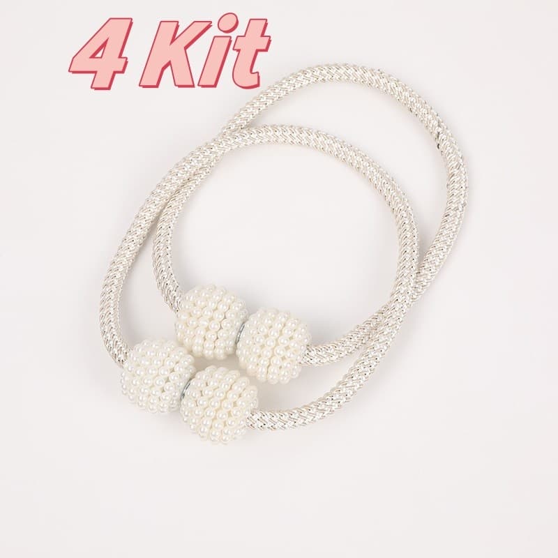 4 Pcs Ímã Moderno Minimalista Cortina Fivela Clipe Cinta Moldura De Magnética Decoração Acessório