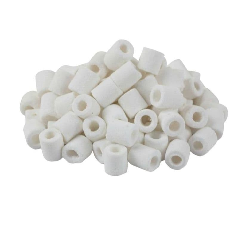 Mídia Cerâmica Biológica Bio Glass 1kg Porosa Aquário Lago