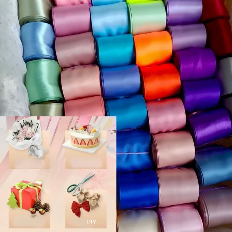 Fita de Cetim Nº9 - 38mm/10metros - Diversas cores