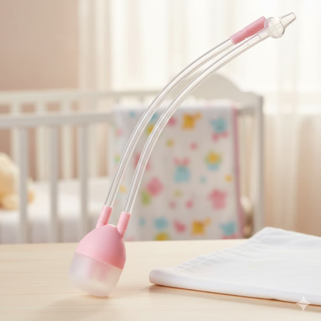 Aspirador Nasal Sucção Infantil Criança Nariz Entupido