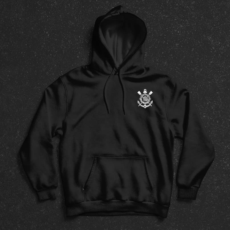 MOLETOM CASACO BLUSA DE FRIO CANGURU CORINTHIANS PAULISTA TIMÃO MASCULINO FEMININO UNISSEX