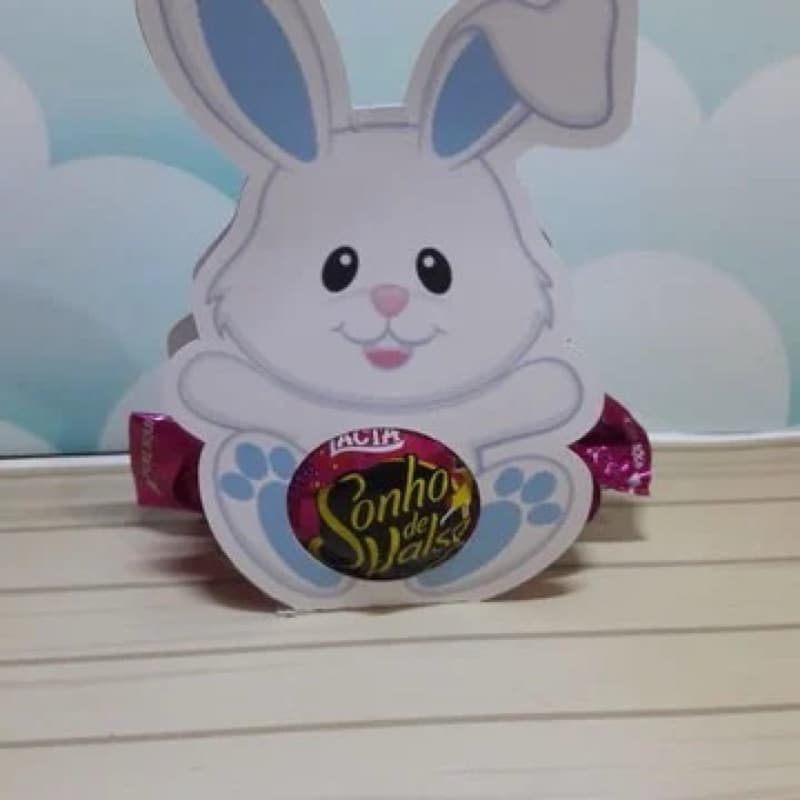 Porta Bombom Coelhinho  da Páscoa mimo lembrancinha