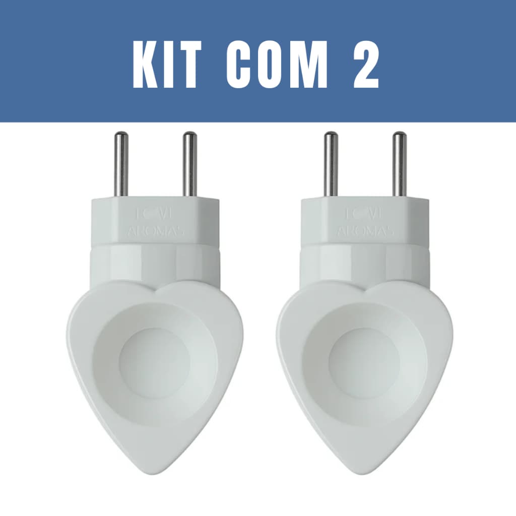 Kit 2 Aromatizador Difusor Elétrico de Essências Love Aromas Bivolt
