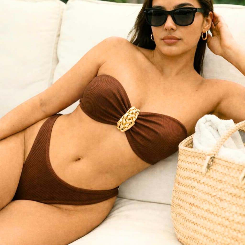 BÍQUINI FEMININO CALCINHA ASA DELTA TOMARA QUE CAIA LUXO