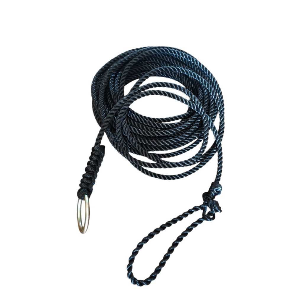 Laço Torcido Preto /vermelho 10mt / 12mt/15mt