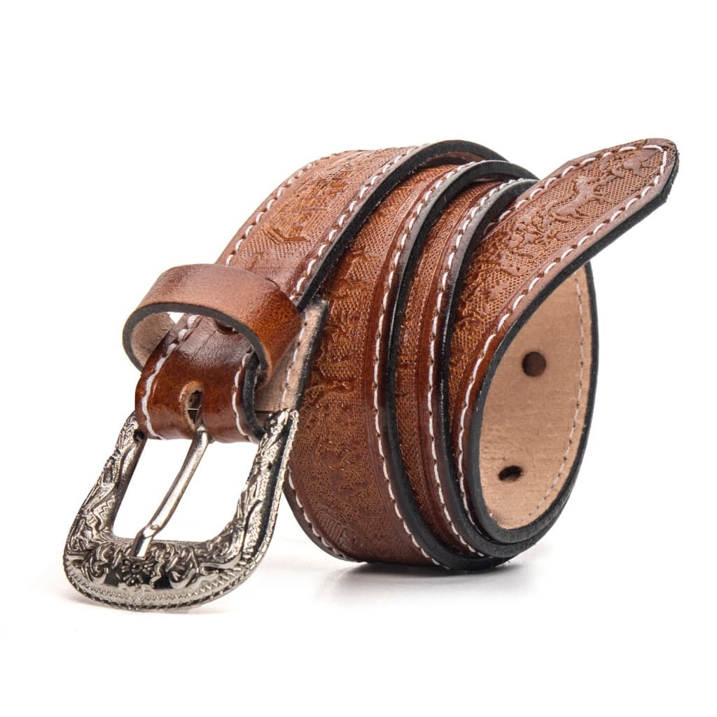 CINTO INFANTIL COUTRY EM COURO LEGITIMO FAZENDINHA AGRO VAQUEJADA