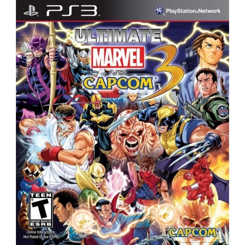 ultimate Marvel vs Capcom 3 (PS3) para DESBLOQUEIO (HEN) mídia física