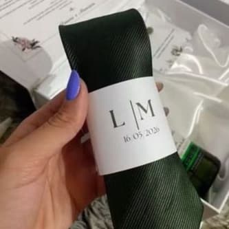 Kit Tag gravata padrinho personalizado