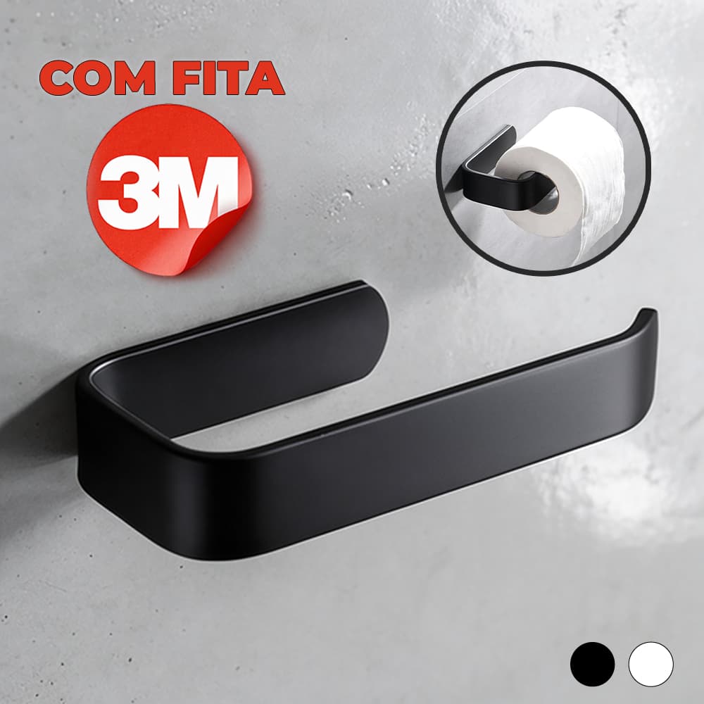 Suporte De Rolo De Papel Higiênico Acessórios Banheiro 3M Cola