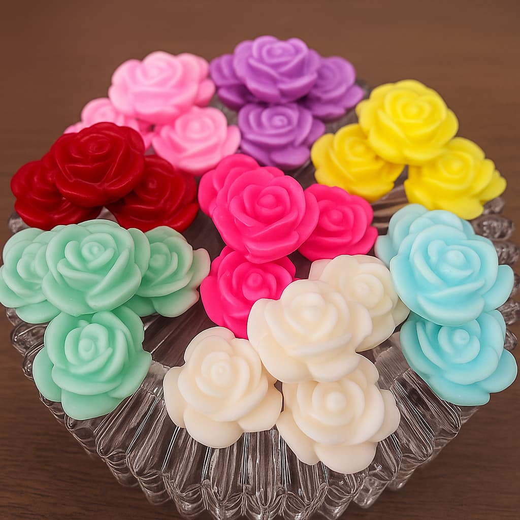 100 Sabonete Mini Florzinha Perfumado- Rosinha Lembrancinha Escolha as Cores Melhor Qualidade