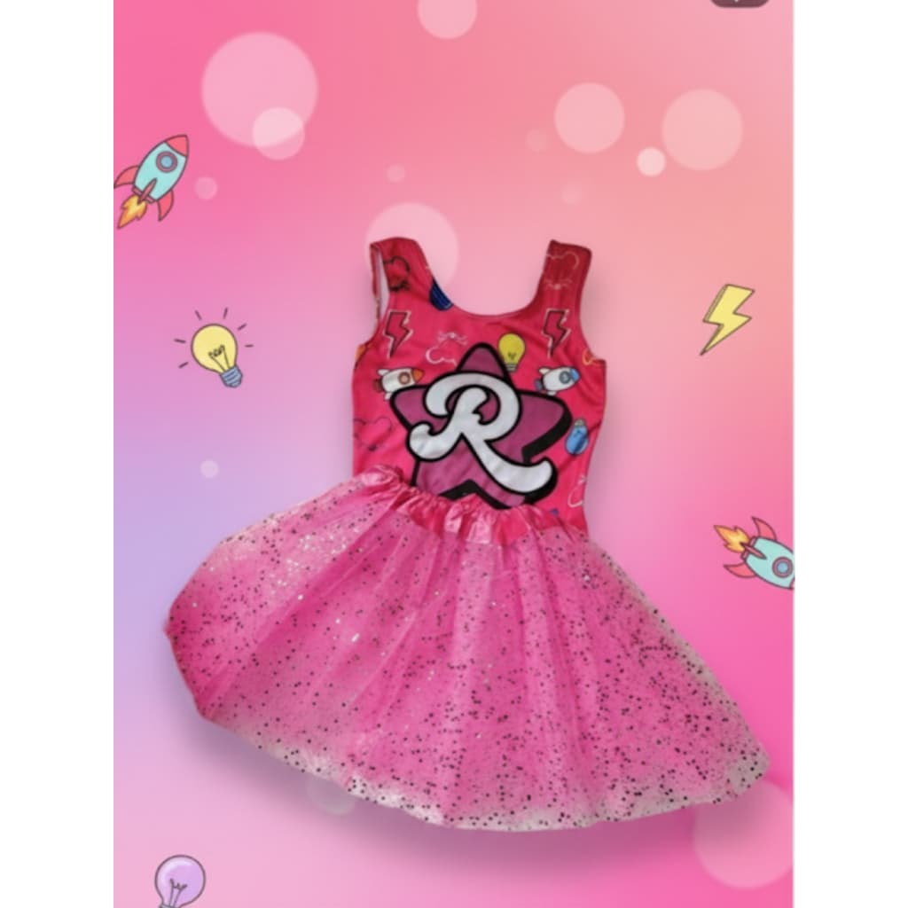 Maio Emilly VIck Personagem Menina Verão Maiô Emilly VIck Festa Fantasia Emilly VIck Bori Praia Piscina