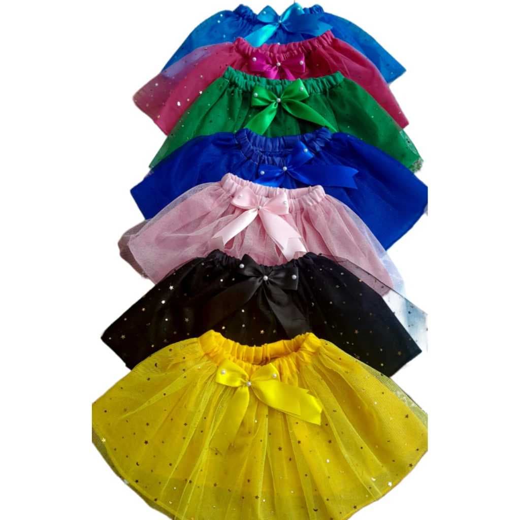 saia de tule tutu  infantil Carnaval