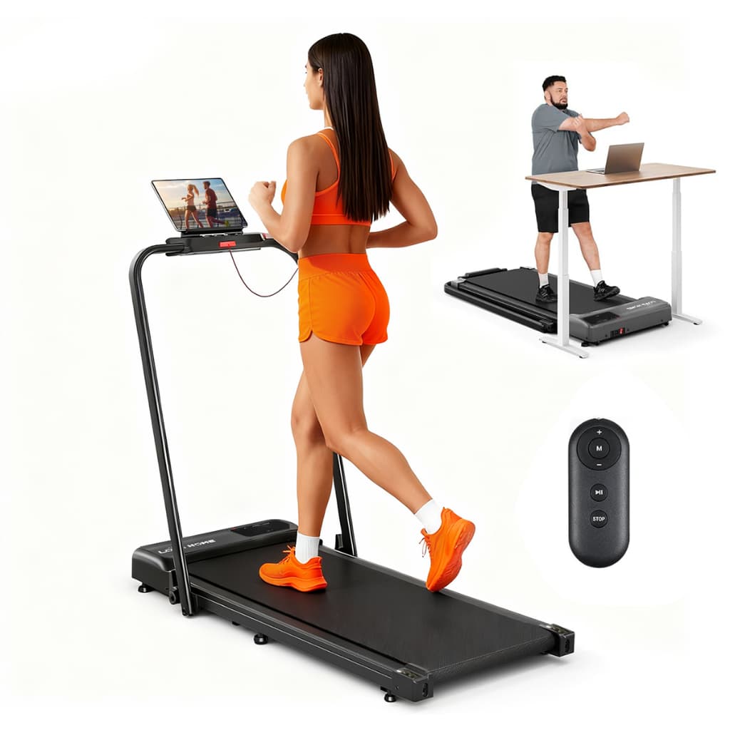 Esteira Elétrica 2,5HP, Dobrável, Inclinação 5%, 1–10km/h para Caminhada e Corrida