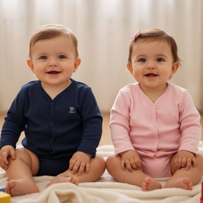 Casaco casaquinho Bebe Baby Infantil Liso100% Algodao Pulla Bulla Liso