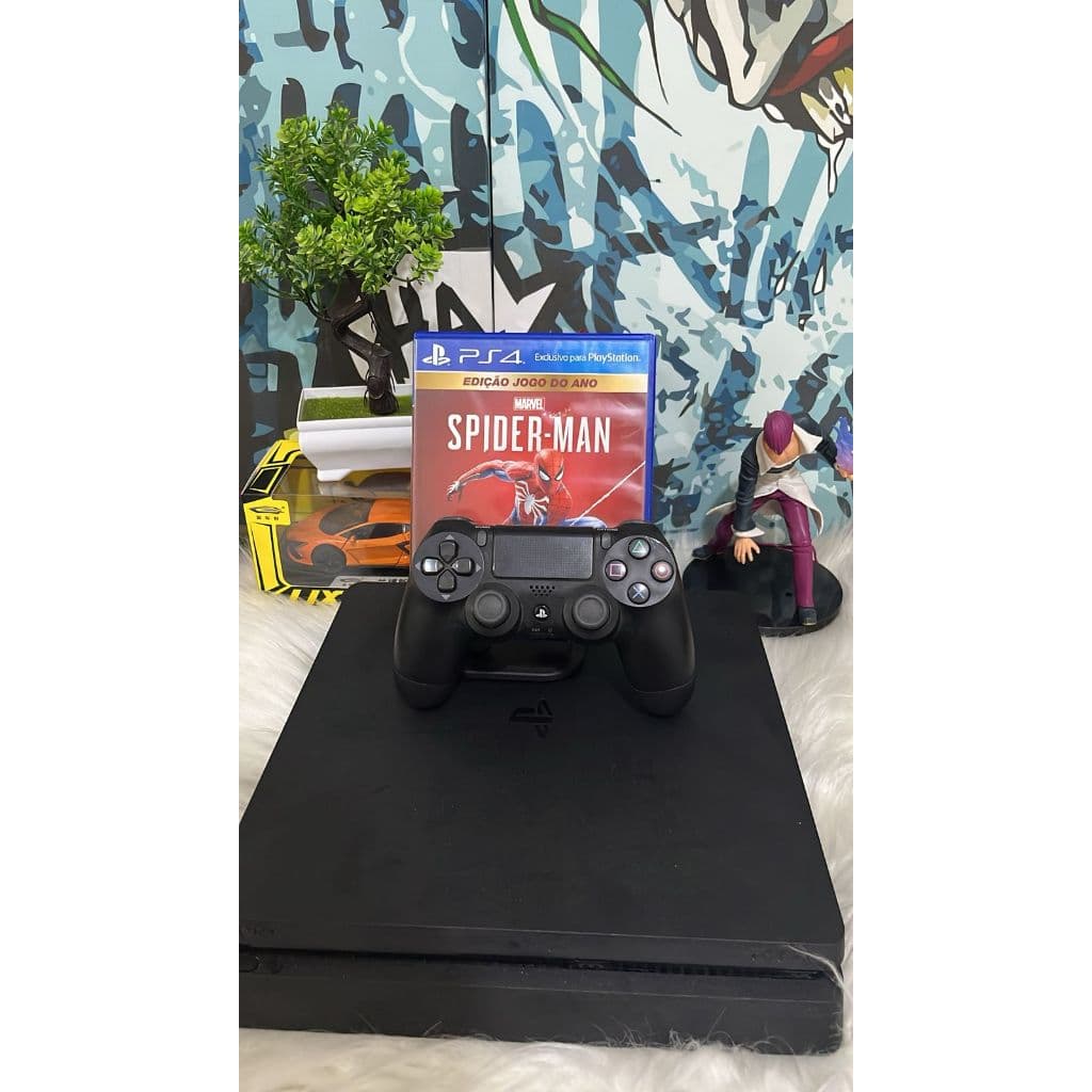 PS4 Slim 1TB + Jogo Físico | MENOR PREÇO | PRONTA ENTREGA
