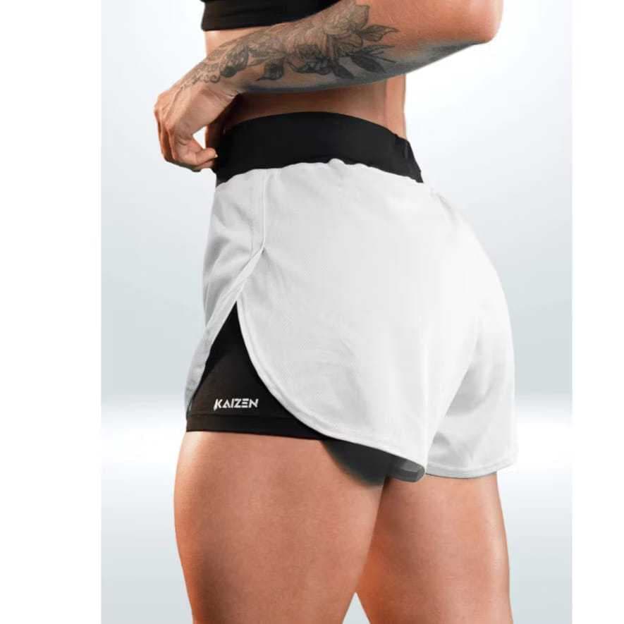Bermudas Compressão Feminina Fitness Modeladora Antitransparente Treino Cintura Alta