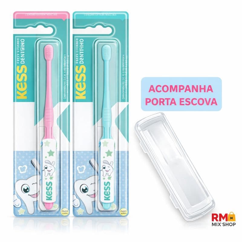 Escova Dental Infantil Kess para Bebê