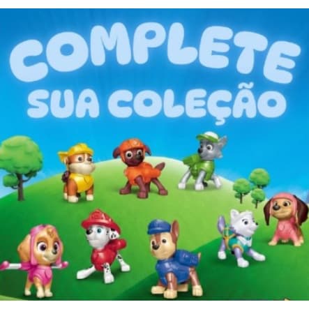 Patrulha Canina Kinder Ovo - Miniaturas Colecionáveis para Crianças (sem chocolate)