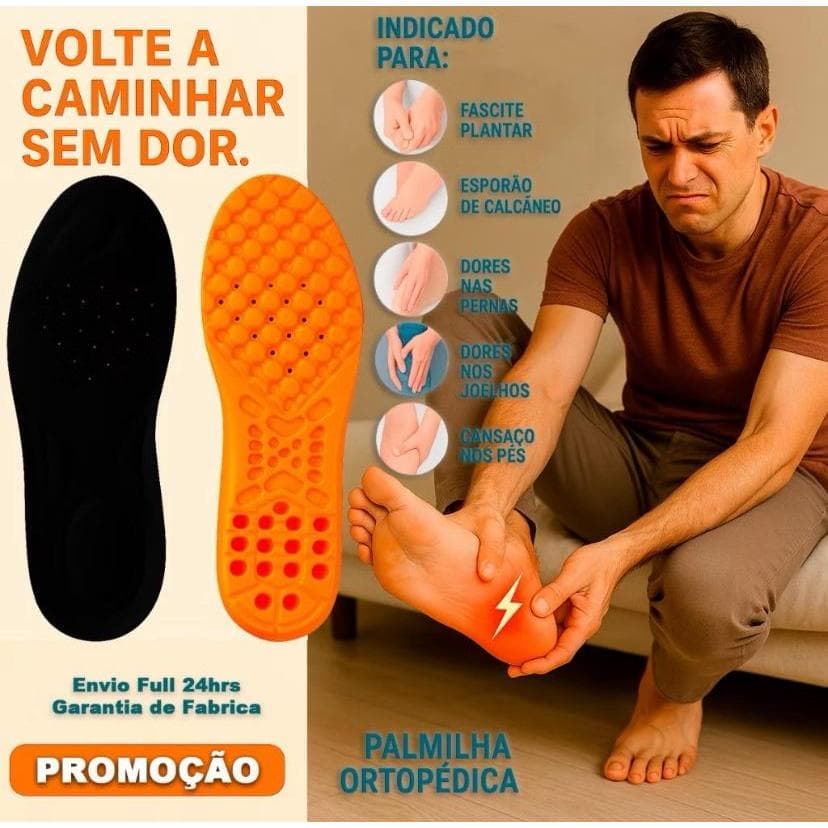 Palmilha em Gel PU para Uso no Dia a Dia em Varias Horas de Trabalho