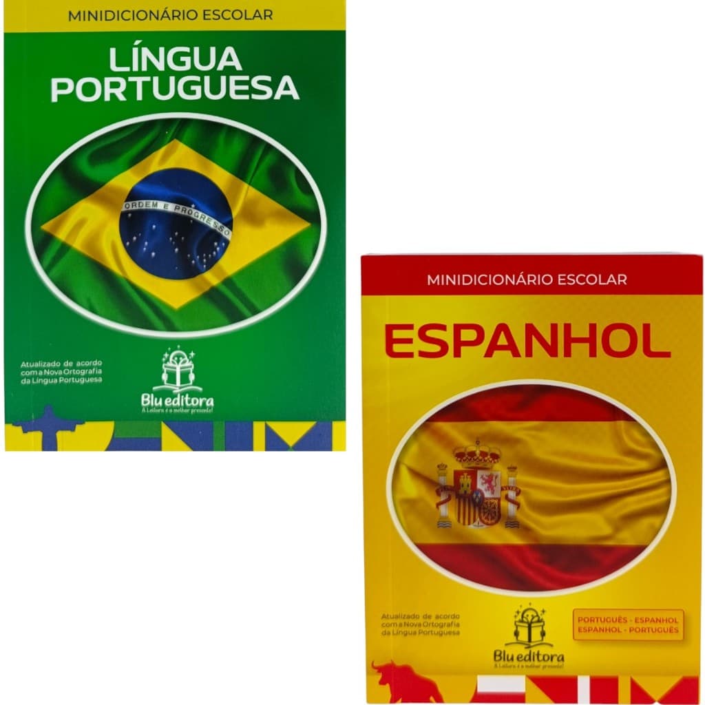 Minidicionário Escolar Português  / Minidicionário Escolar Espanhol - Blu Editora
