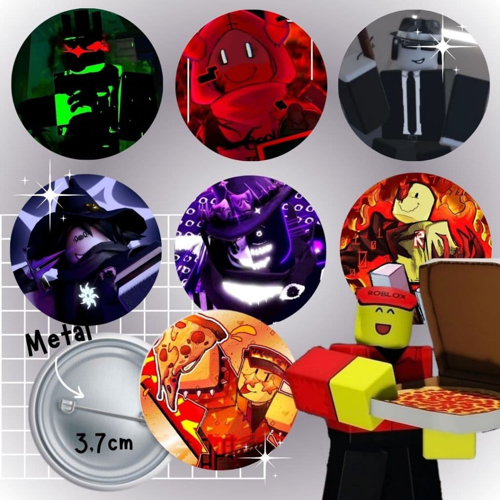 Bottons FORSAKEN (Roblox) - Botton Colecionável 3,7cm