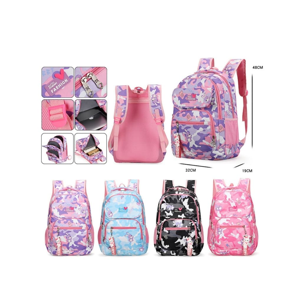 Mochila Escolar Feminina Versão Coreana Protetor de Coluna Para Meninas Ultraleve Modelo Novo 2026