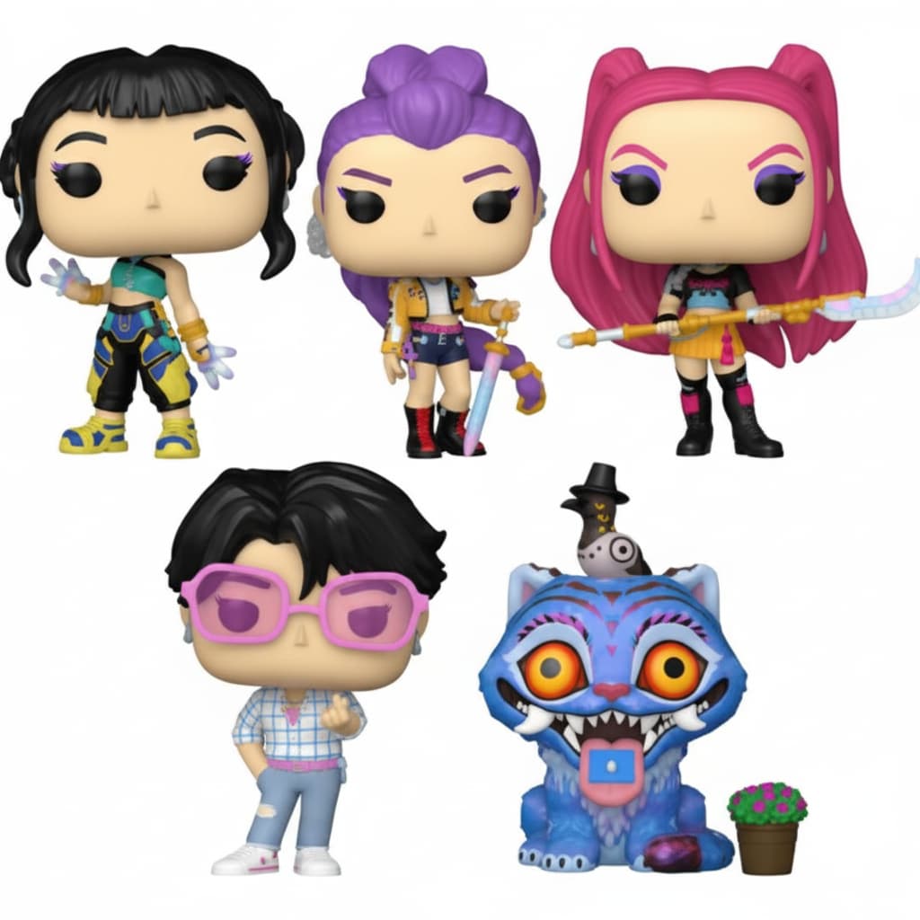 Boneco Colecionável Demon Hunters COM e SEM CAIXA Personalizada