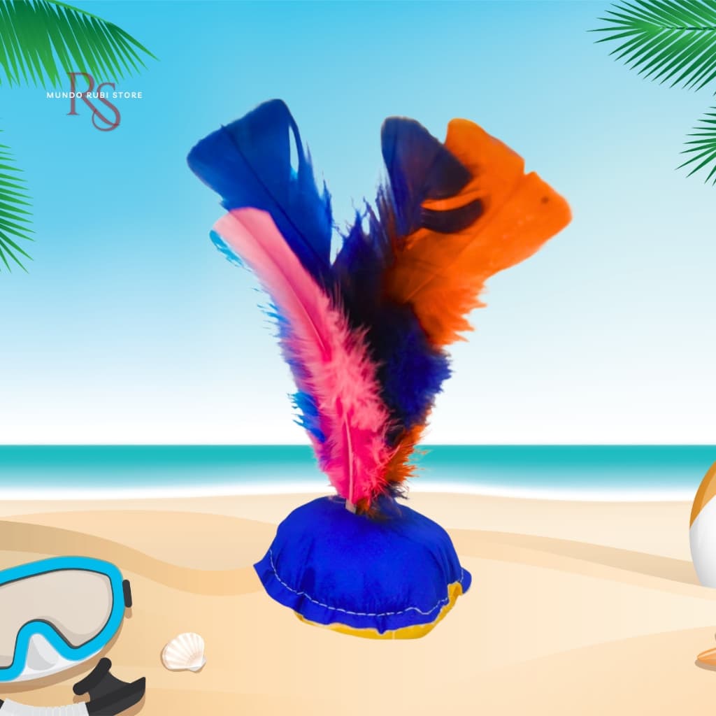 Kit 1 a 10  Peteca Infantil Prendas Festa Junina Aniversário Brinquedo Lembrancinha Cores Sortidas