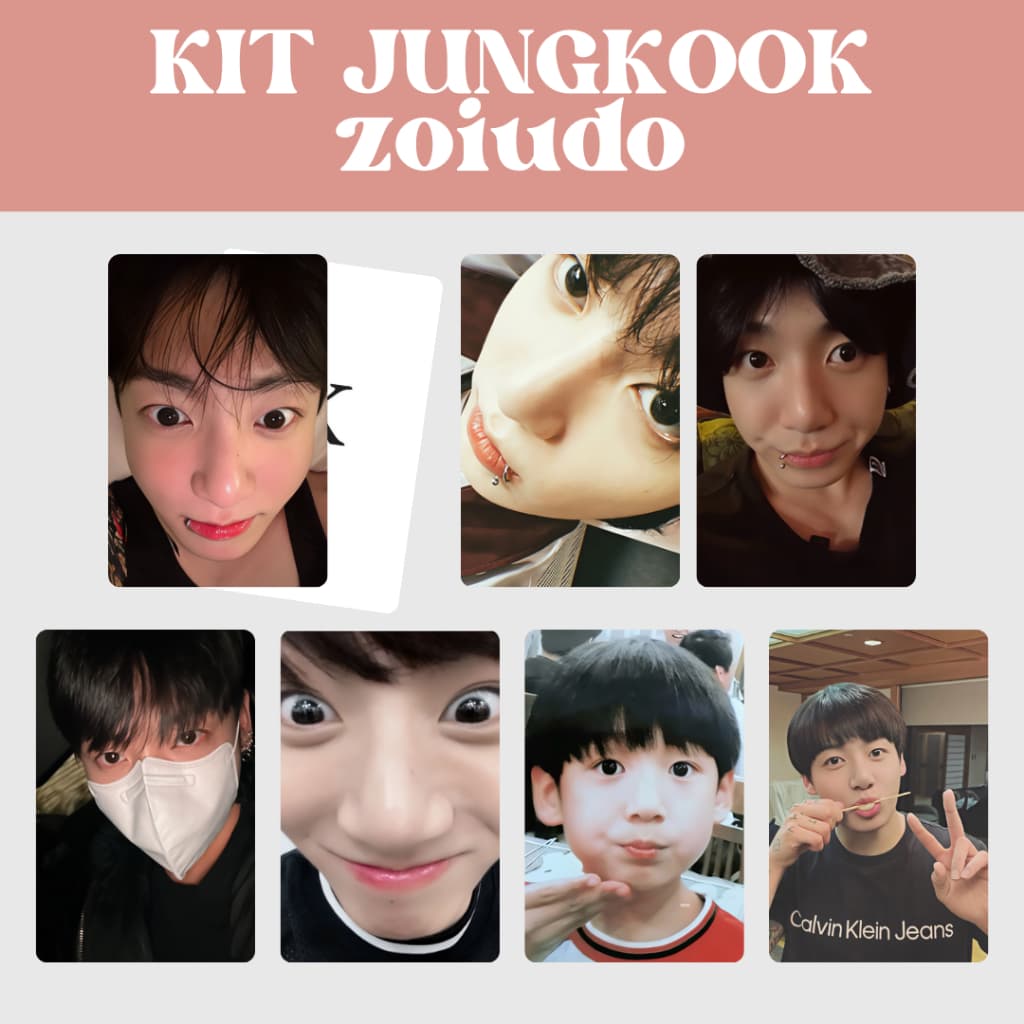 KIT de Photocards JUNGKOOK ZOIUDO