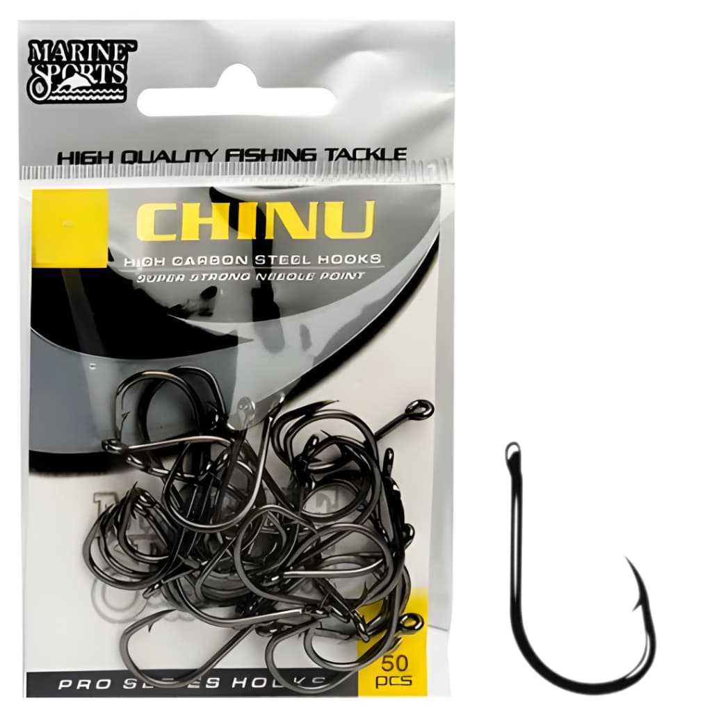 Anzol para Pesca Chinu Black Marine Sports Cartela