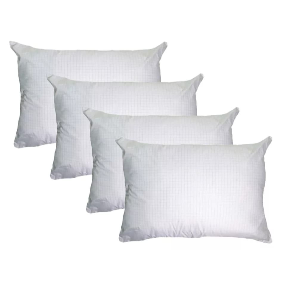 4 Travesseiros de Fibra Mista